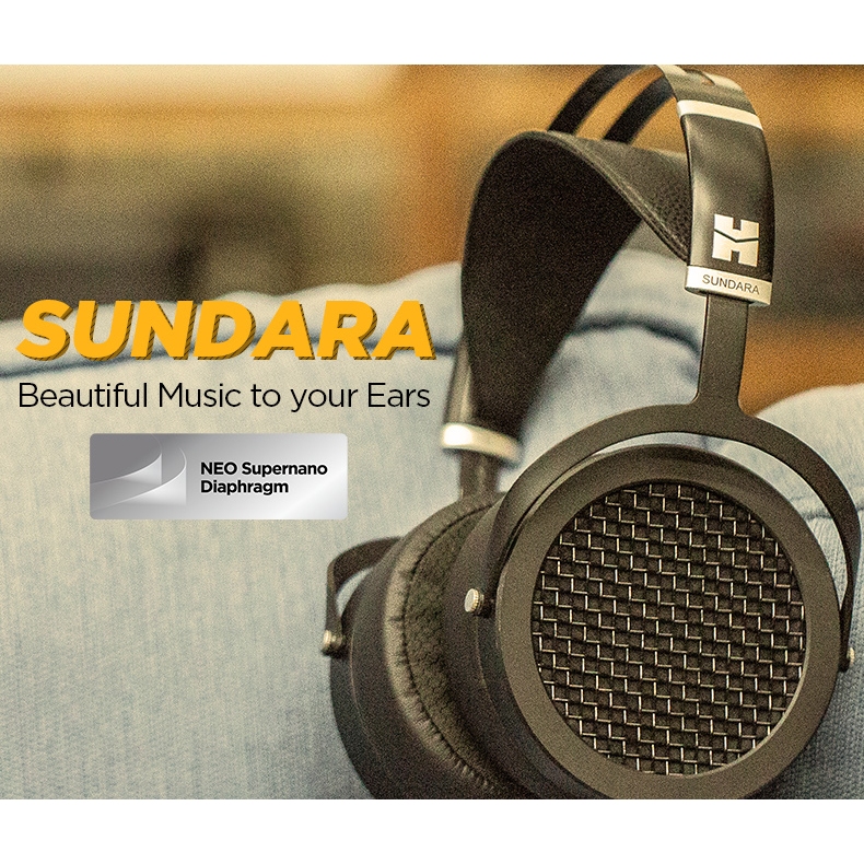 Tai nghe chụp tai Over Ear Open có dây Từ Phẳng Planar HIFIMAN SUNDARA