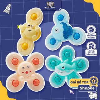 Đồ Chơi Con Quay Spinner Vui Nhộn Cho Bé Hulo Toys, Spinner Dán Tường Hình Động Vật Cho Bé