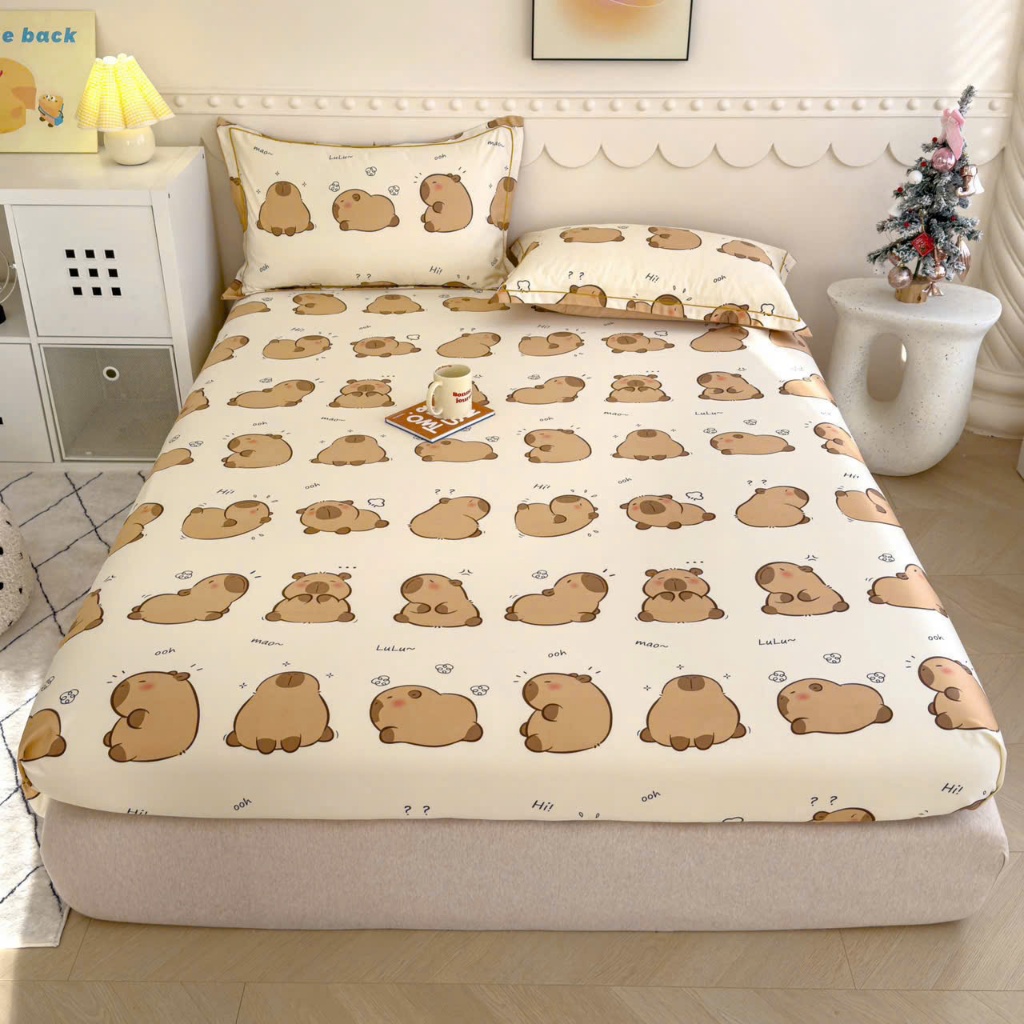 Combo bộ ga gối 3 món 1m2x2m/ 1m6x2m/ 1m8x2m/ 2mx2m2