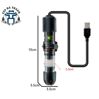  Máy Sưởi Bể Cá Mini Heater USB 10W Cho Bể Cá Cảnh Bể Thủy Sinh 