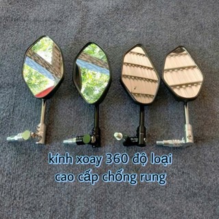 Gương Xe Máy Xoay 360 Độ Vision, Wave, Ab, Vario, Winner, Sh, Kính Chiếu Hậu Gập