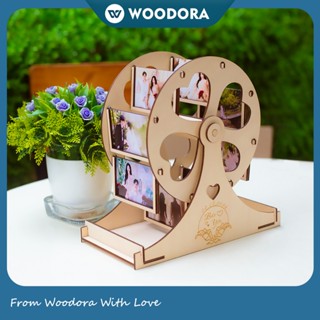  Khung Ảnh Gỗ Đu Quay Xoay Vòng - Lưu Giữ Kỷ Niệm  8 Ảnh In Theo Yêu Cầu  