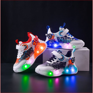 NHIỀU MẪU TĂNG 2 SIZE Giày Siêu Nhẹ Nháy Đèn Siêu Nhân Nháy Đèn Oto Cho Bé Trai K066