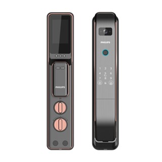 Khóa cửa vân tay Philips DDL303-VP tích hợp chuông hình, mở khóa vân tay mã số, thẻ từ, Wifi