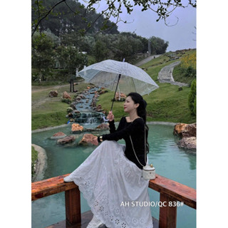 (Hàng SẴN/ Hoả tốc) Chân váy dài hàng QC 3 tầng hoạ tiết hoa xinh iu Nhân Hậu Shop NHS