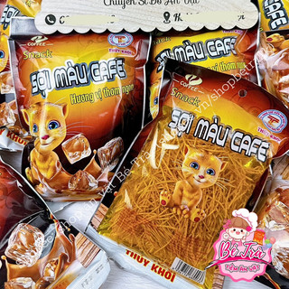 (Combo 10 gói) Snack sợi màu cafe, snack ăn vặt