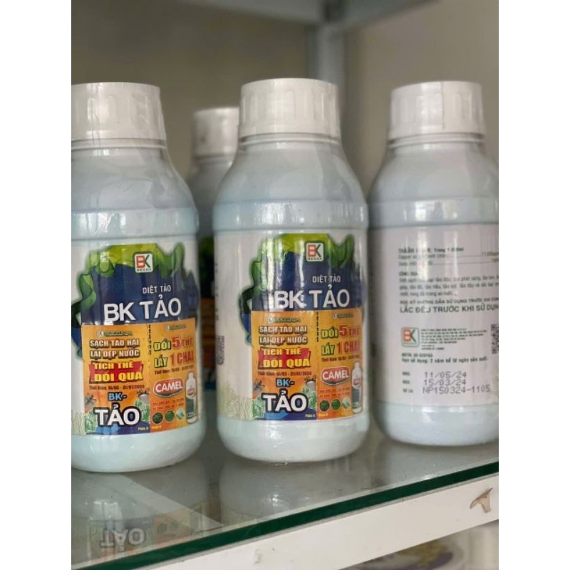 BK TẢO Diệt các loại tảo và rong nhớt, rong đá trong ao nuôi