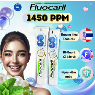 Kem Đánh Răng Sabai Fluocaril White Expert Bạc Hà, Trắng Sáng Vượt Trội cho răng niềng Sabai Care