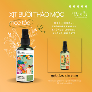 Xịt Mọc Tóc Nhanh Thảo Mộc The Fleura, Xịt Bưởi Mọc Tóc An Toàn Hiệu Quả, Hương Thơm Cỏ Cây Dễ Chịu