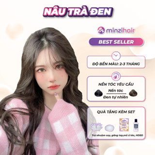Thuốc Nhuộm Tóc Nâu Trà Đen - Lên Từ Nền Đen Không Cần Tẩy - Minzihair, Minzihair HCM