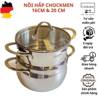 Nồi hấp CHOCKMEN, xửng hấp CHOCKEM 16 cm - CKM 590 và 20 cm -CKM 50, xửng hấp inox , xửng hấp mini