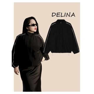 Áo khoác dù hai lớp big size DELINA, trẻ trung, năng động, big size nữ 50-110kg