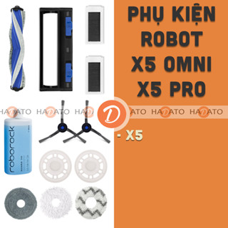 Phụ kiện robot X5 Omni X5 Pro Omni Giẻ Lau Lọc Hepa Chổi Chính Chổi Cạnh [D] ####