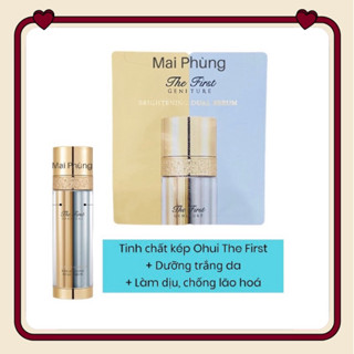 10 Gói tinh chất Ohui The First Dual Serum dưỡng trắng chống lão hoá