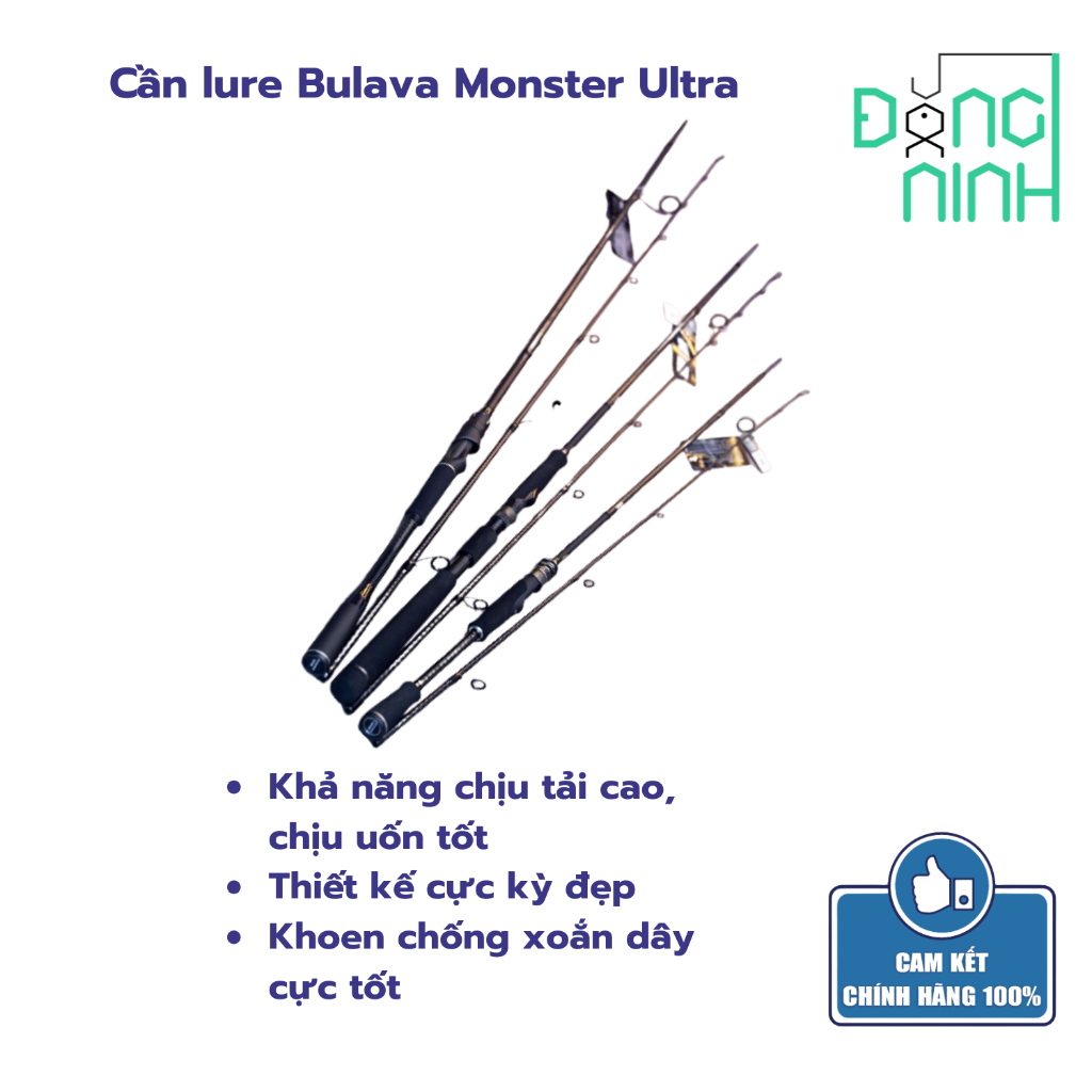 Cần lure Bulava Monster Ultra, cần câu cá, cần lure