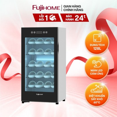 Máy sấy giày nhập khẩu FUJIHOME SD128 Khử mùi hiệu quả, khử khuẩn bằng UV và Ozone, tủ sấy đa năng