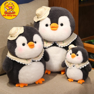Gấu Bông Chim Cánh Cụt Đội Mũ - Thú Bông Chim Cánh Cụt Quà Tặng Đồ Chơi Cao Cấp Gấu Bông City