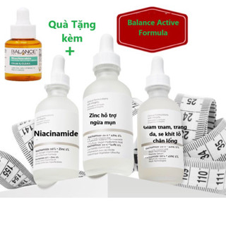 Serum ngừa mụn, giảm thâm và làm sáng da Balance Niacinamide 10% Zinc 1% 30ml/chai