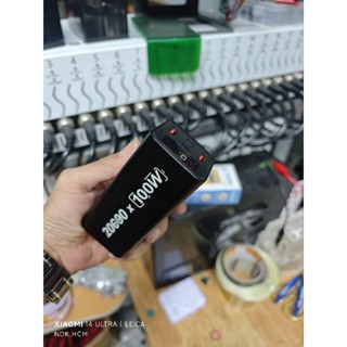 sạc dự phòng 100w 20000mah vỏ nhôm sạc siêu nhanh cho laptop Macbook điện thoại pd 100w 2 chiều