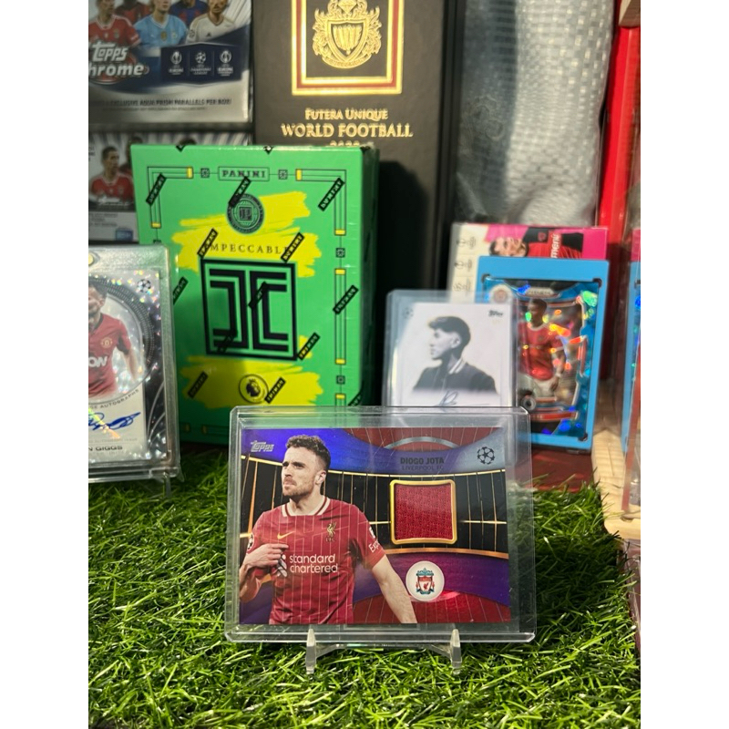 Thẻ bóng đá Diogo Jota Liverpool Mảnh Áo /299 Topps UCC 2024/25