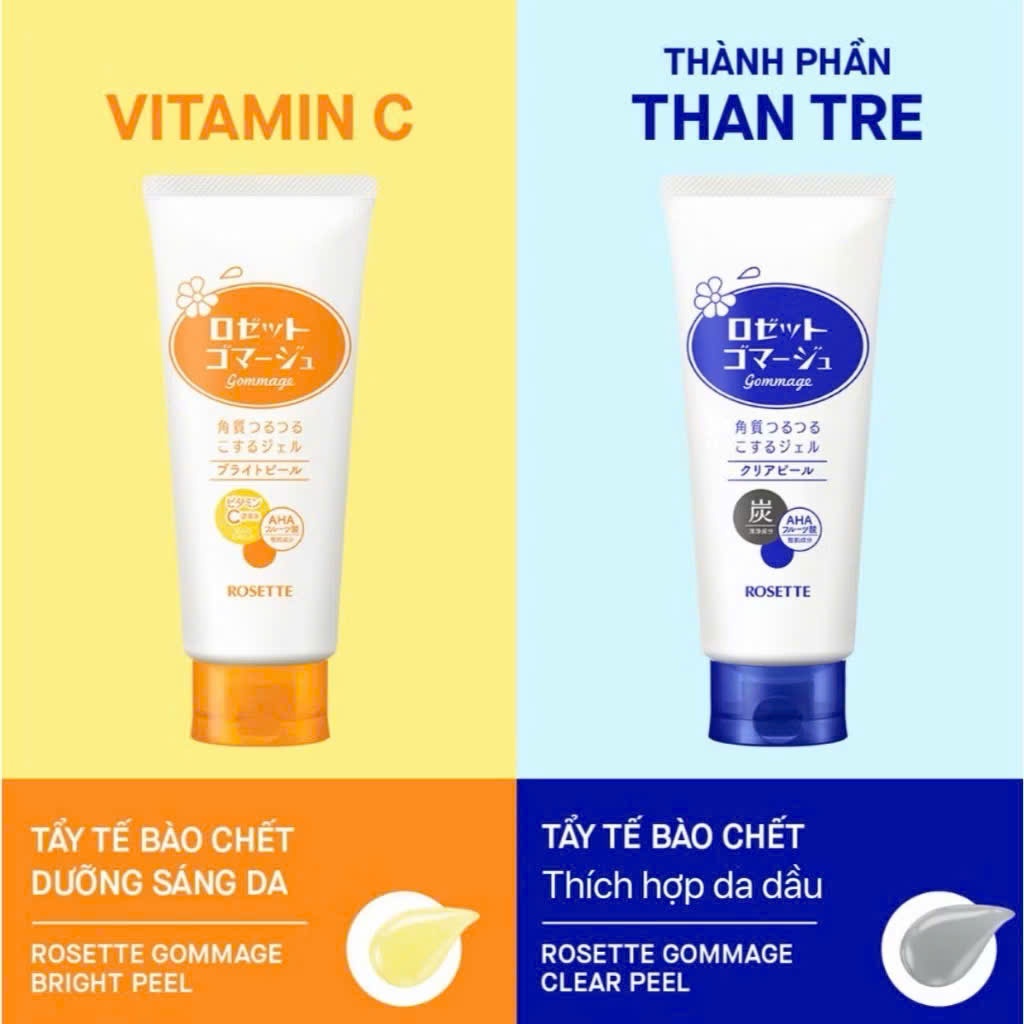 TẨY DA CHẾT ROSETTE SỐ 1 NHẬT BẢN