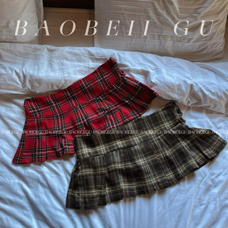  |BAOBEII.GU| Chân váy Y2k dáng xếp ly dạng ngắn- có bigsize 