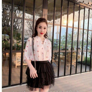 CHÂN VÁY LƯỚI NGẮN 4 TẦNG