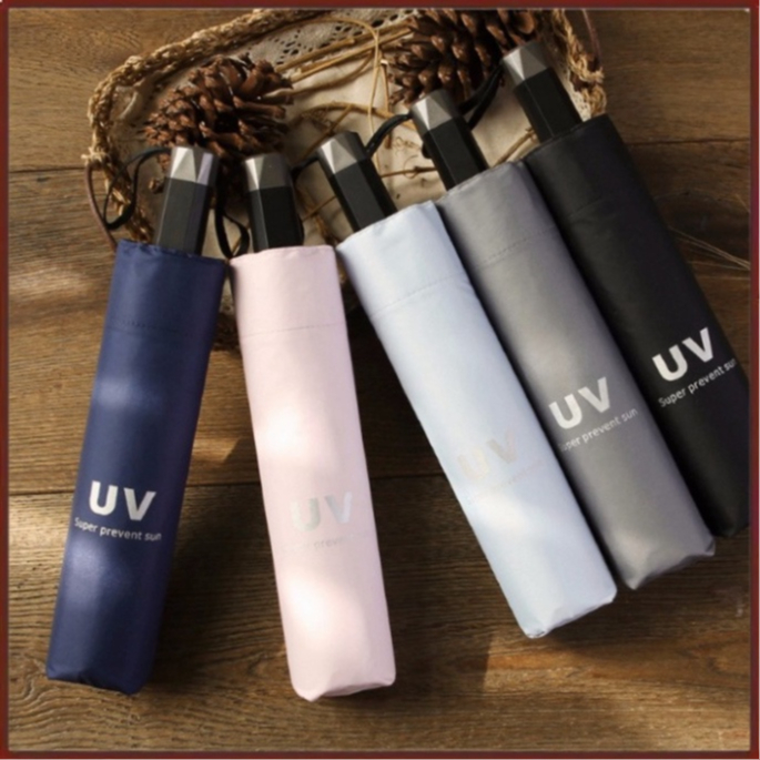 Ô Dù PTLUXURY 8 Nan Mở Thủ Công Che Mưa Đi Nắng Gấp Gọn Chống Tia UV