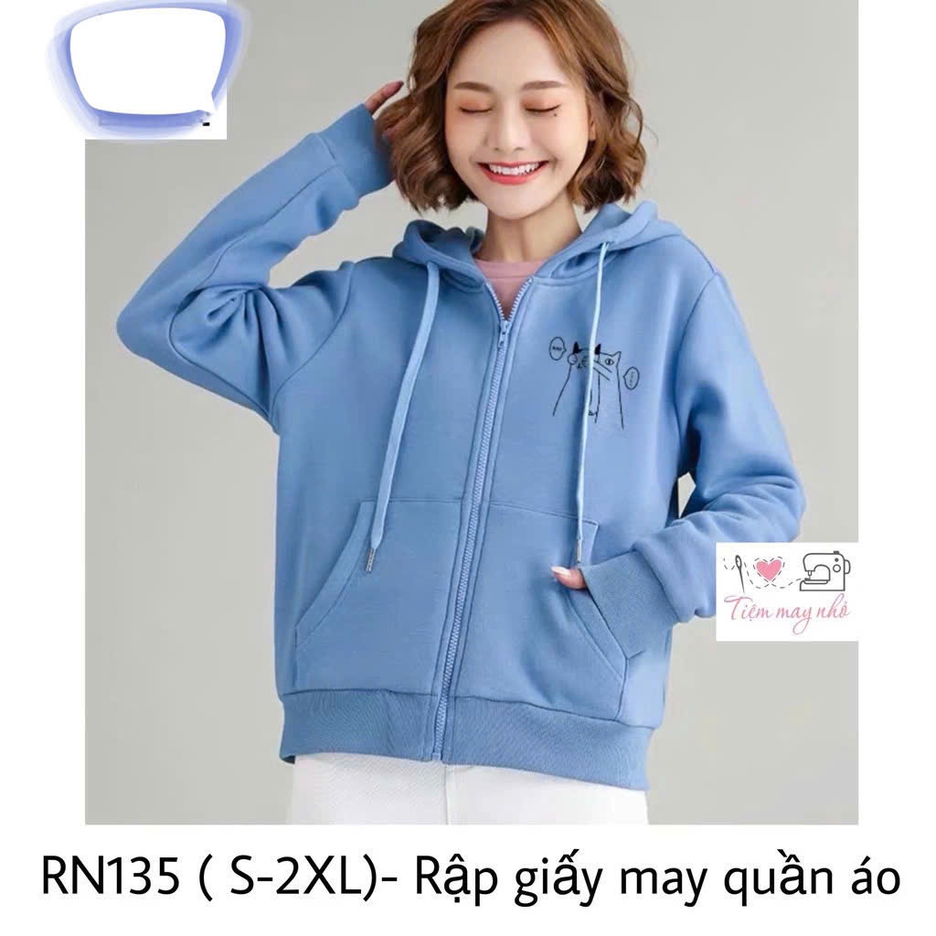 RN135_Rập giấy may áo khoác nữ