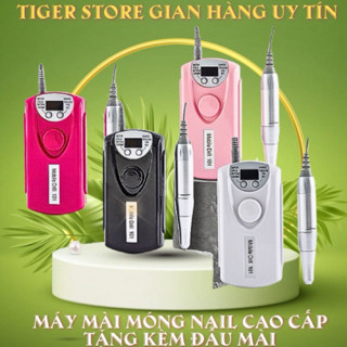  Máy mài móng tích điện kèm đủ phụ kiện dùng cho Spa Nail máy cực khỏe mẫu mới 2025 