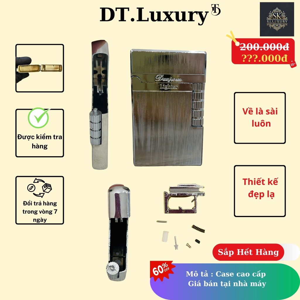 Case Dupont bạc trơn 2 thiết kế đẹp lạ bắt mắt giá rẻ