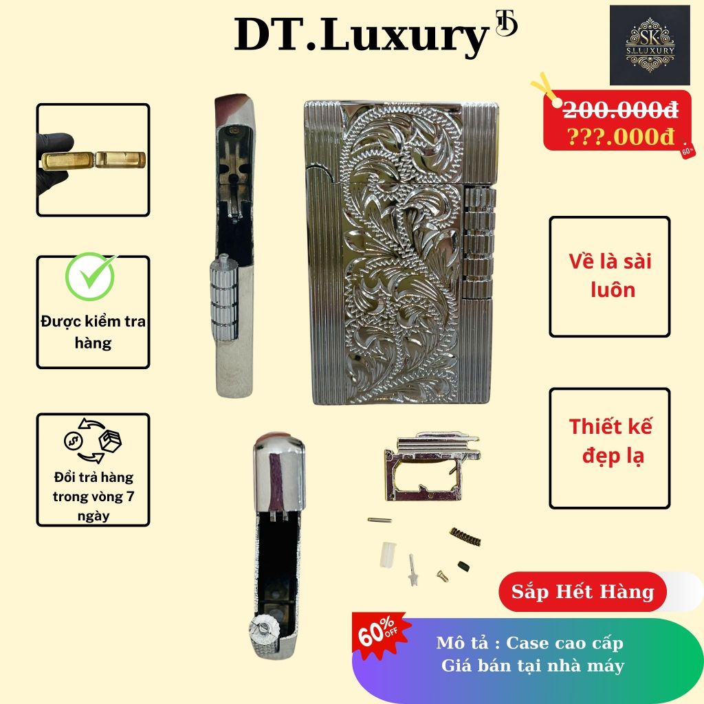 Case Dupont hoạ tiết bạc thiết kế đẹp lạ bắt mắt giá rẻ