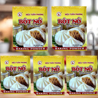  COMBO 2 BỘT NỞ Làm Bánh Mì Tuấn phương 50G   THANH HAO SHOP  