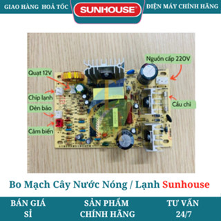 Bo mạch cây nước, máy lọc nước nóng lạnh Sunhouse chính hãng