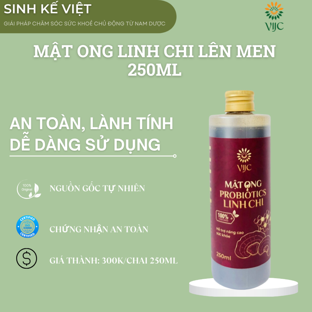 Mật ong Probiotics Linh Chi