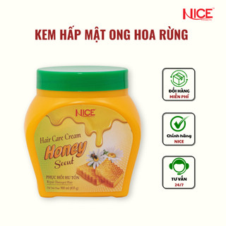 Kem Ủ Tóc NICE Mật Ong Hoa Rừng Giúp Dưỡng Ẩm Và Phục Hồi Tóc Khô Xơ 900ML