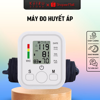 Máy Đo Huyết Áp Điện Tử Tự Động Bắp Tay AS-35L KEIZUMART, Đo Nhịp Tim Bắp Tay Có Giọng Nói Tiếng Việt
