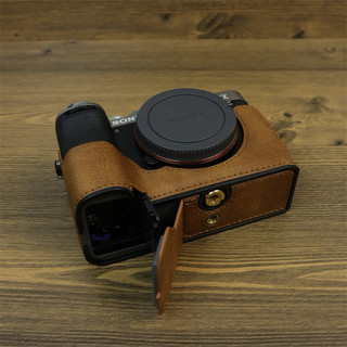Bao da halfcase Sony A7C2 - mẫu mới