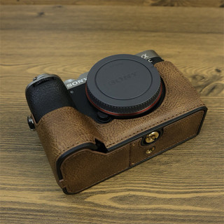 Bao da halfcase Sony A7C2 - mẫu mới