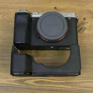 Bao da halfcase Sony A7C2 - mẫu mới