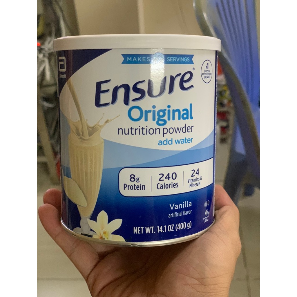 date 12/26 - Sữa bột từ mỹ  Ensure ® Powder 400g (Abbott Hoa Kỳ) tăng cường sức khỏe