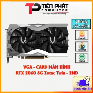  Card đồ hoạ Zotac RTX 2060 6G Twin - Like New 