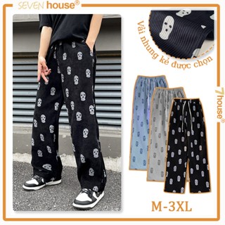 quần ống rộng nam nữ retro Mới thời trang unisex Quần ống suông rộng họa tiết HIPHOP phong cách hàn quốc quần dài