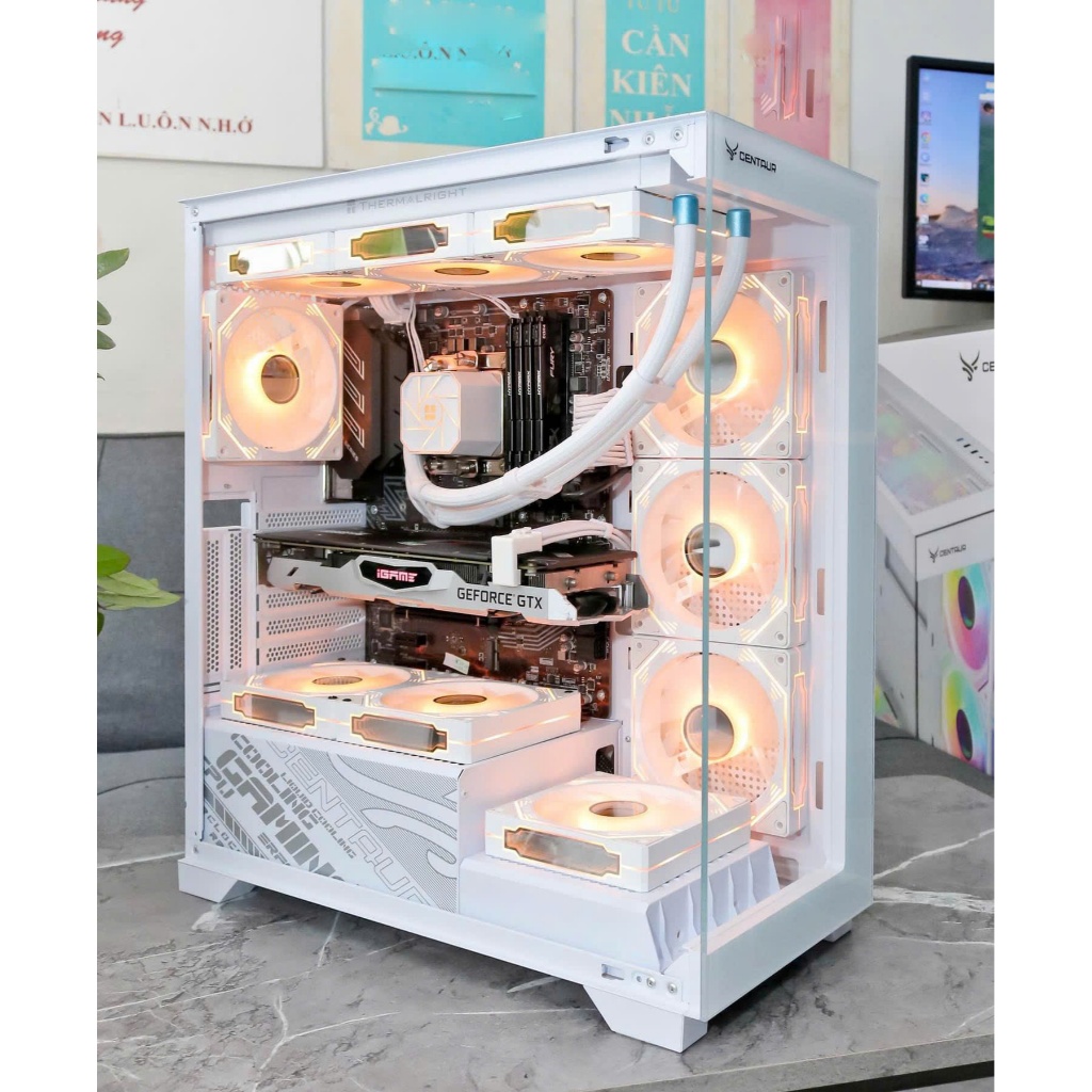 Vỏ case Centaur Nova Black|White - ATX, M-ATX, Mini-ITX - Hàng chính hãng | BigBuy360 - bigbuy360.vn