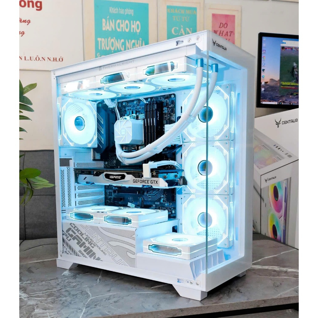 Vỏ case Centaur Nova Black|White - ATX, M-ATX, Mini-ITX - Hàng chính hãng | BigBuy360 - bigbuy360.vn