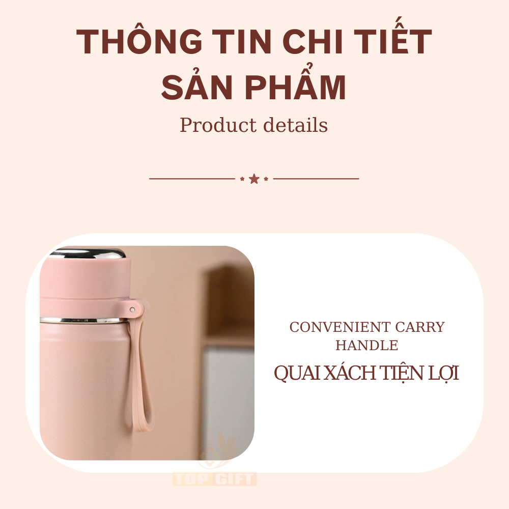 Bình giữ nhiệt ChipLife 500ml khắc tên theo yêu cầu BQ316 lõi inox 316 không gỉ an toàn sức khỏe | BigBuy360 - bigbuy360.vn