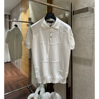 [Hight Quality] - Polo 1V - Polo LuonVuiTuoi Trắng Vân To Cúc Bạc Tinh Tế Nam Nữ - Chuẩn Loại 1 Hàng QCCC