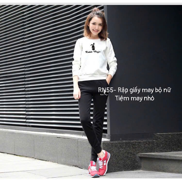 RN55_Rập giấy may bộ thu đông nữ