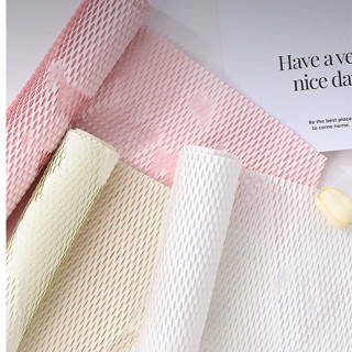 Cuộn Giấy TỔ ONG gói hoa siêu HOT, giấy lót kéo sợi bên trong bó hoa (1 cuộn 50cm x 10M) Đa dạng màu sắc