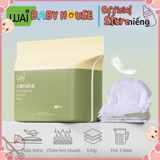 Miếng lót thấm sữa WAI siêu thấm chống tràn, túi 100 miếng
